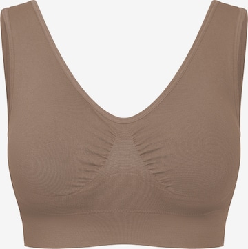 cfab BH 'Comfy Bra' in Bruin: voorkant