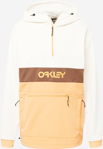 OAKLEY Sportsweatshirt 'NOSE GRAB' in Oranje: voorkant