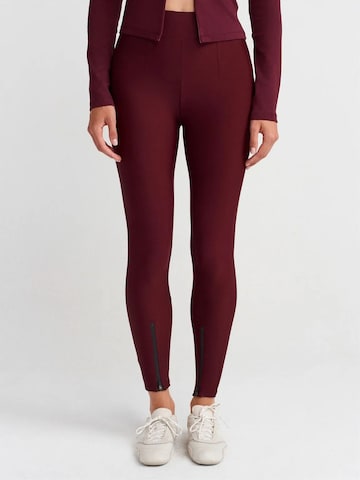 Skinny Leggings 'Gamaschen' Dilvin en rouge