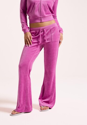 Juicy Couture Flared Trousers 'Caisa' in Pink: front