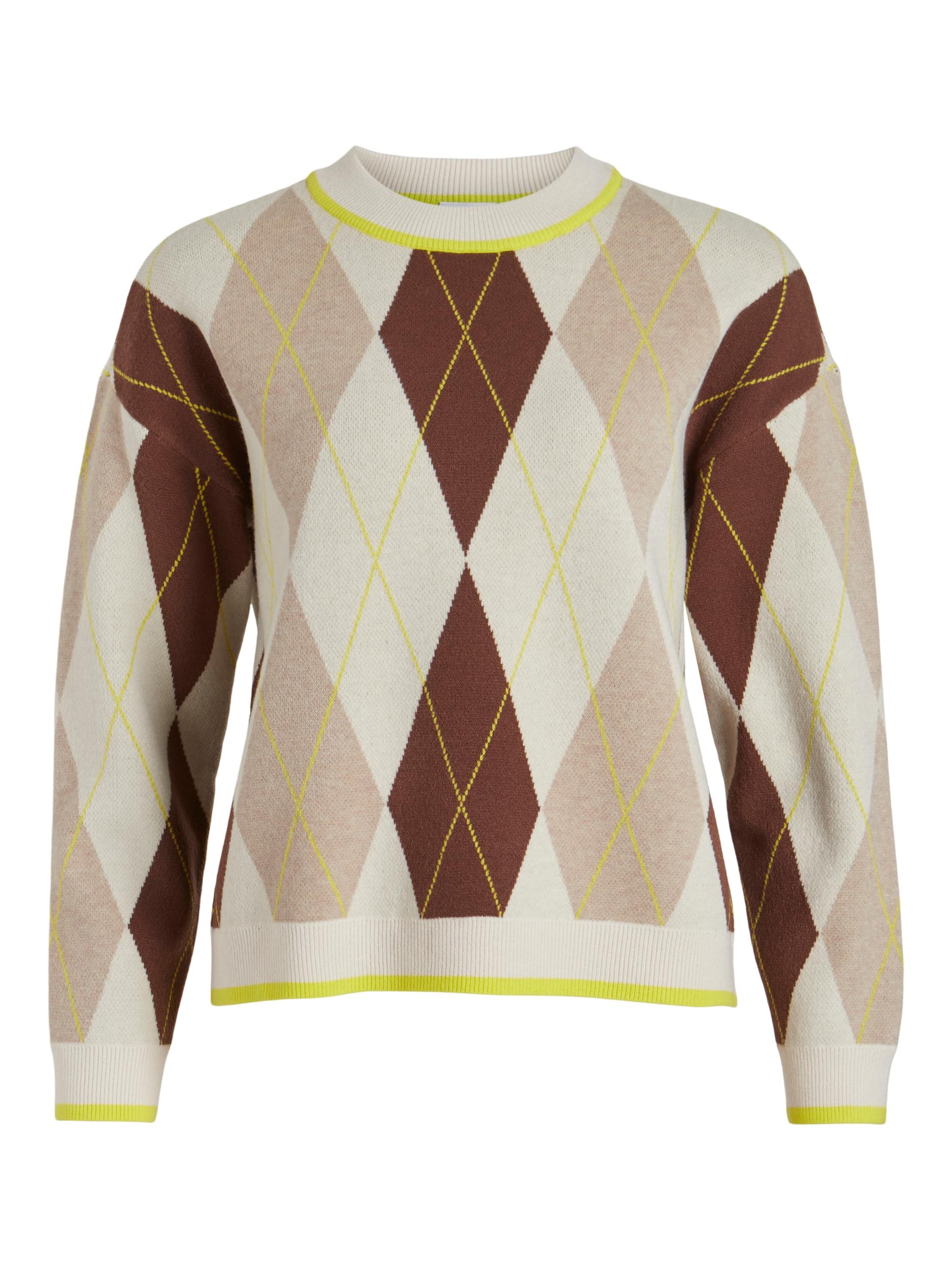 VILA Pullover 'ARGIE' in Weiß: Vorderseite