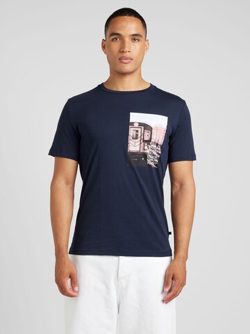 s.Oliver Shirt in Blauw: voorkant