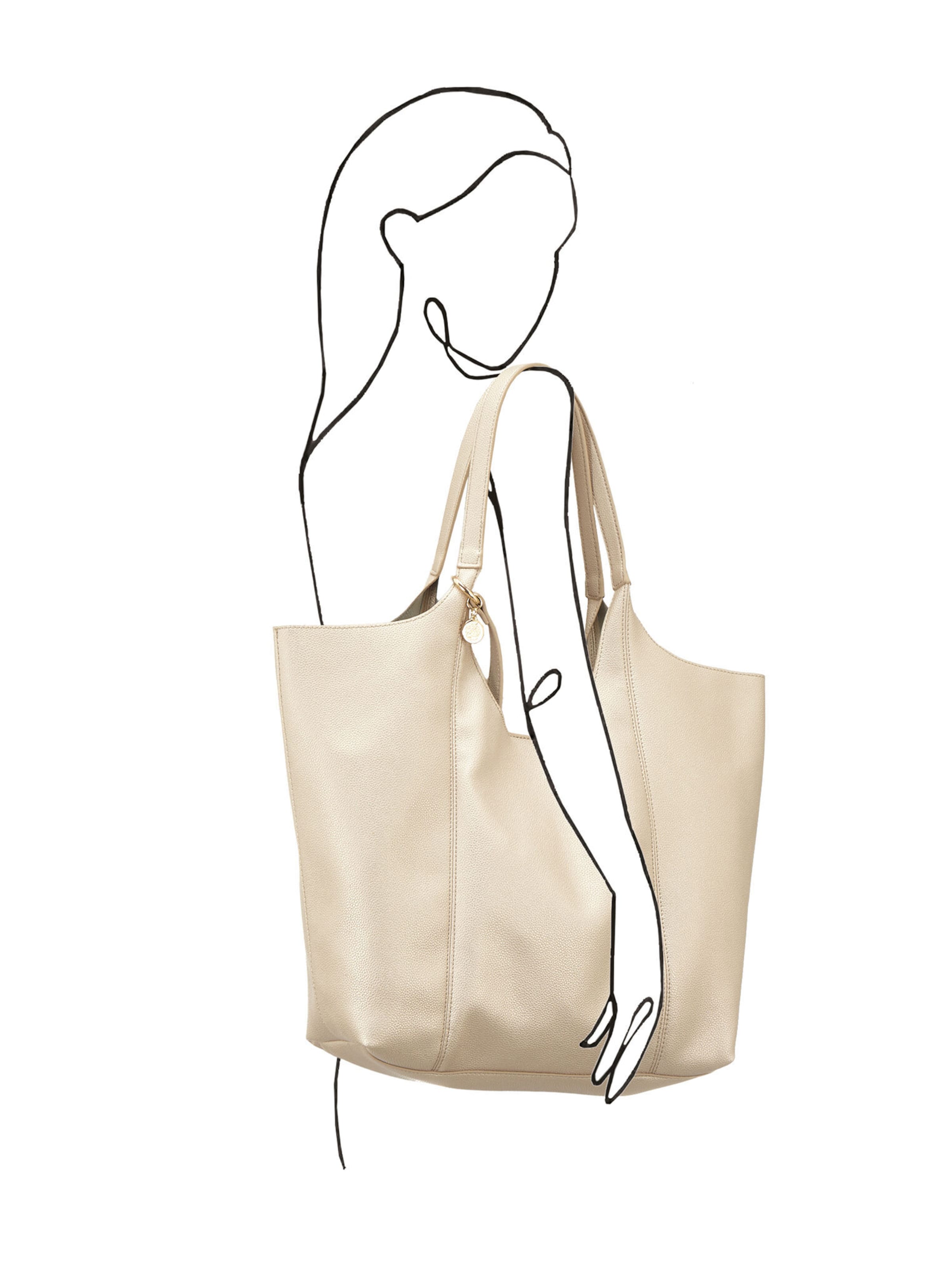 Cabas 'VALETTA' Apple of Eden en or