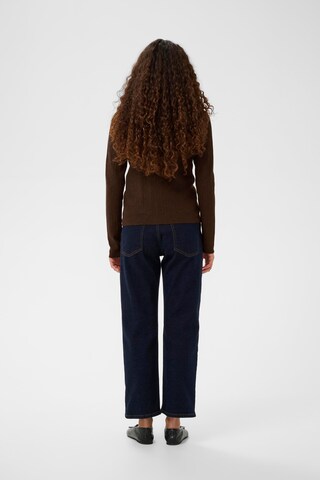 InWear Knit Cardigan 'Yenah' in Brown