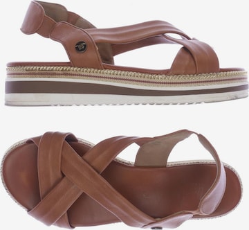 MUSTANG Sandals & High-Heeled Sandals in 38 in Brown: front