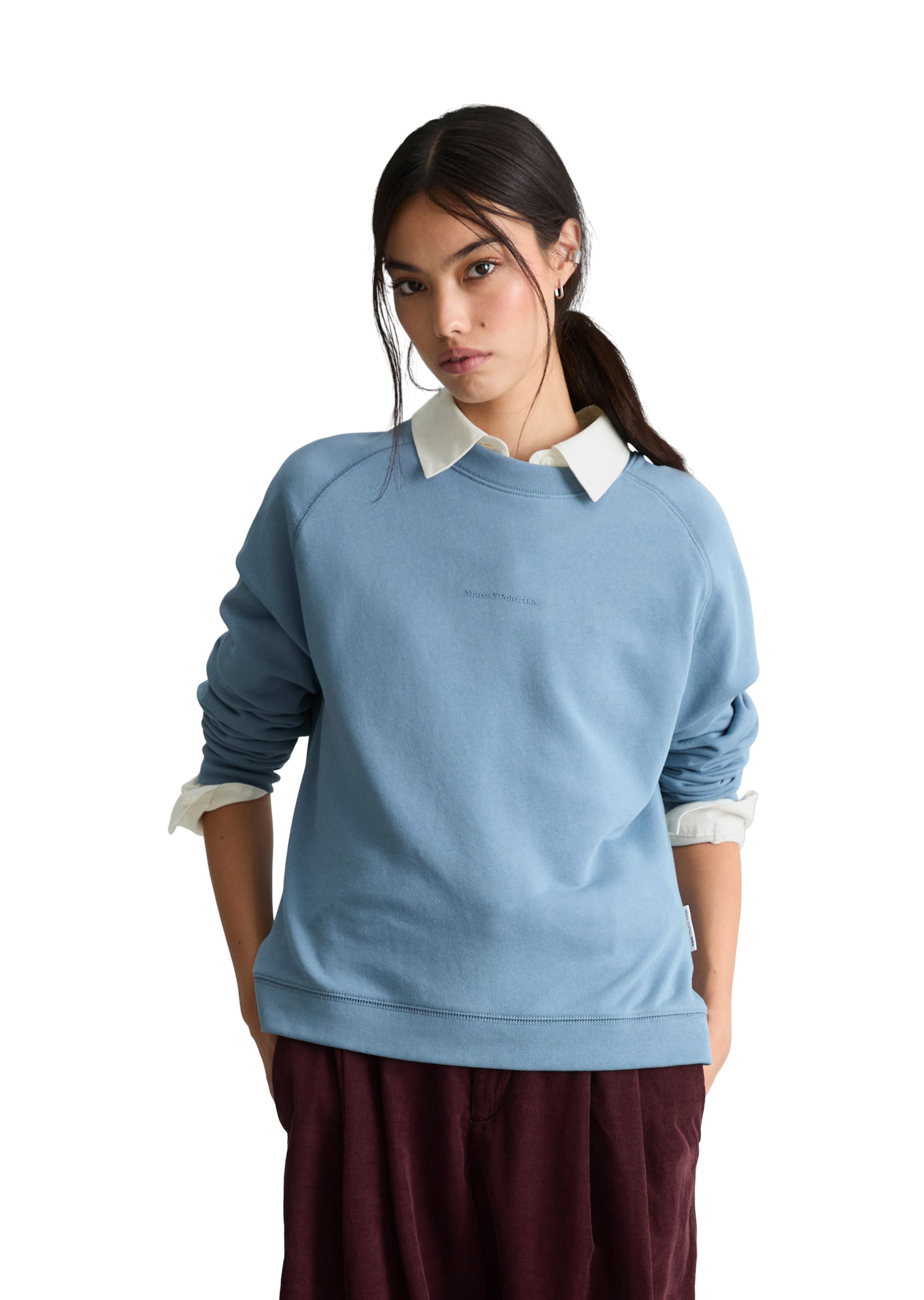 Felpa di Marc O'Polo DENIM in blu: frontale