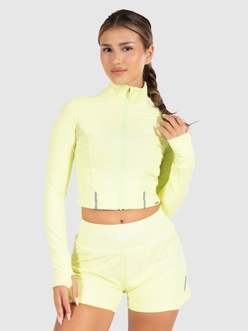 Smilodox Training Jacket 'Fastlane' in Yellow: front