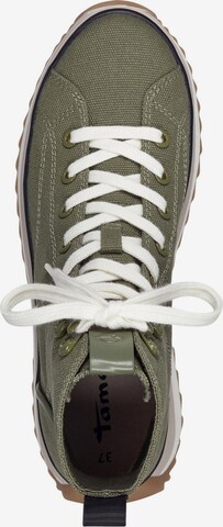 TAMARIS High-Top Sneakers in Green