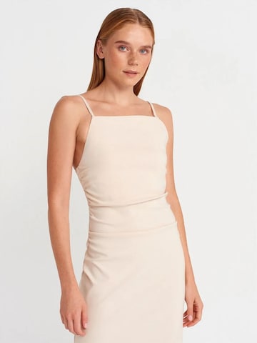 Dilvin Dress in Beige