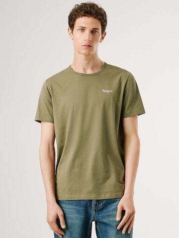 T-Shirt 'Original Basic 3N' Pepe Jeans en vert : devant