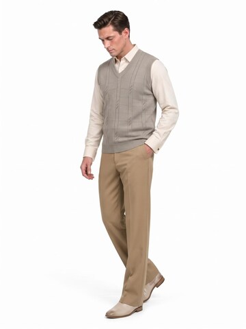 ALLTHEMEN Pullover 'Gitterlicht'‌‌ in Beige