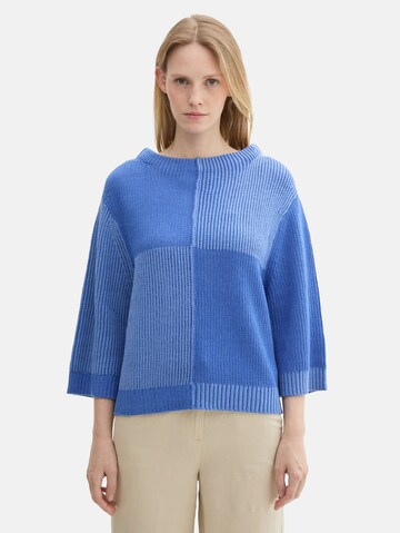 Pull-over TOM TAILOR en bleu : devant