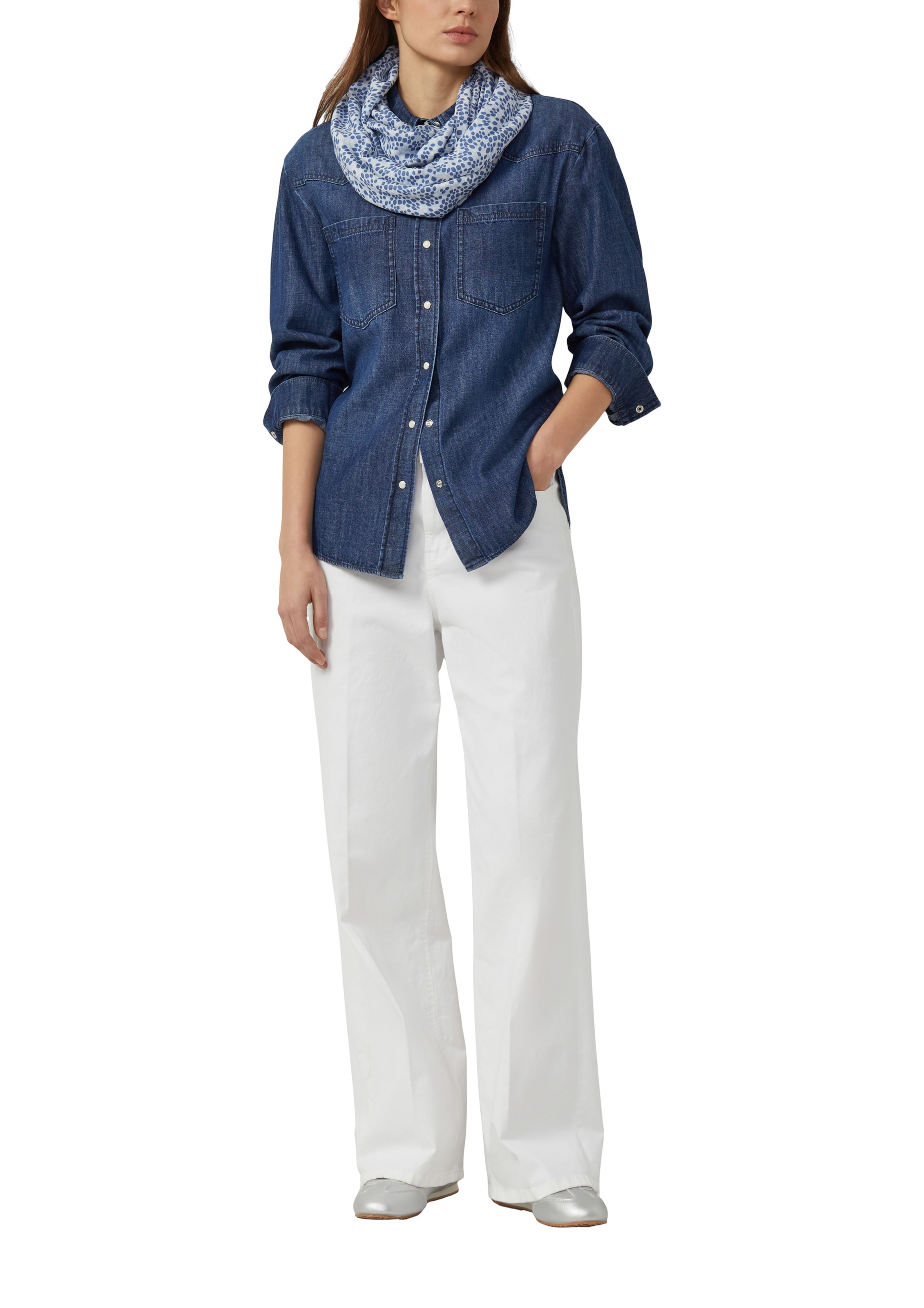 Écharpe tube s.Oliver en bleu