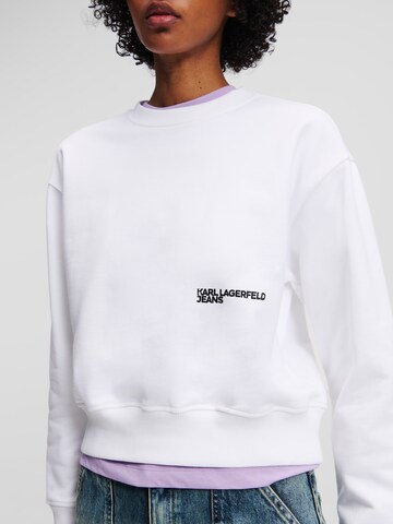 KARL LAGERFELD JEANS Sweatshirt in Weiß