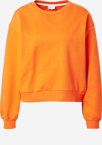 NÜMPH - Sweatshirt 'MYRA' em laranja: frente