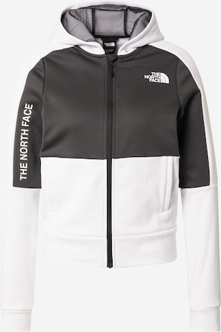 THE NORTH FACE Sportsweatjacke in Weiß: predná strana