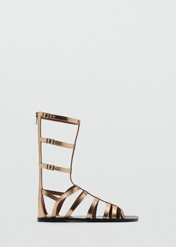 MANGO TEEN Sandals 'Ember' in Gold