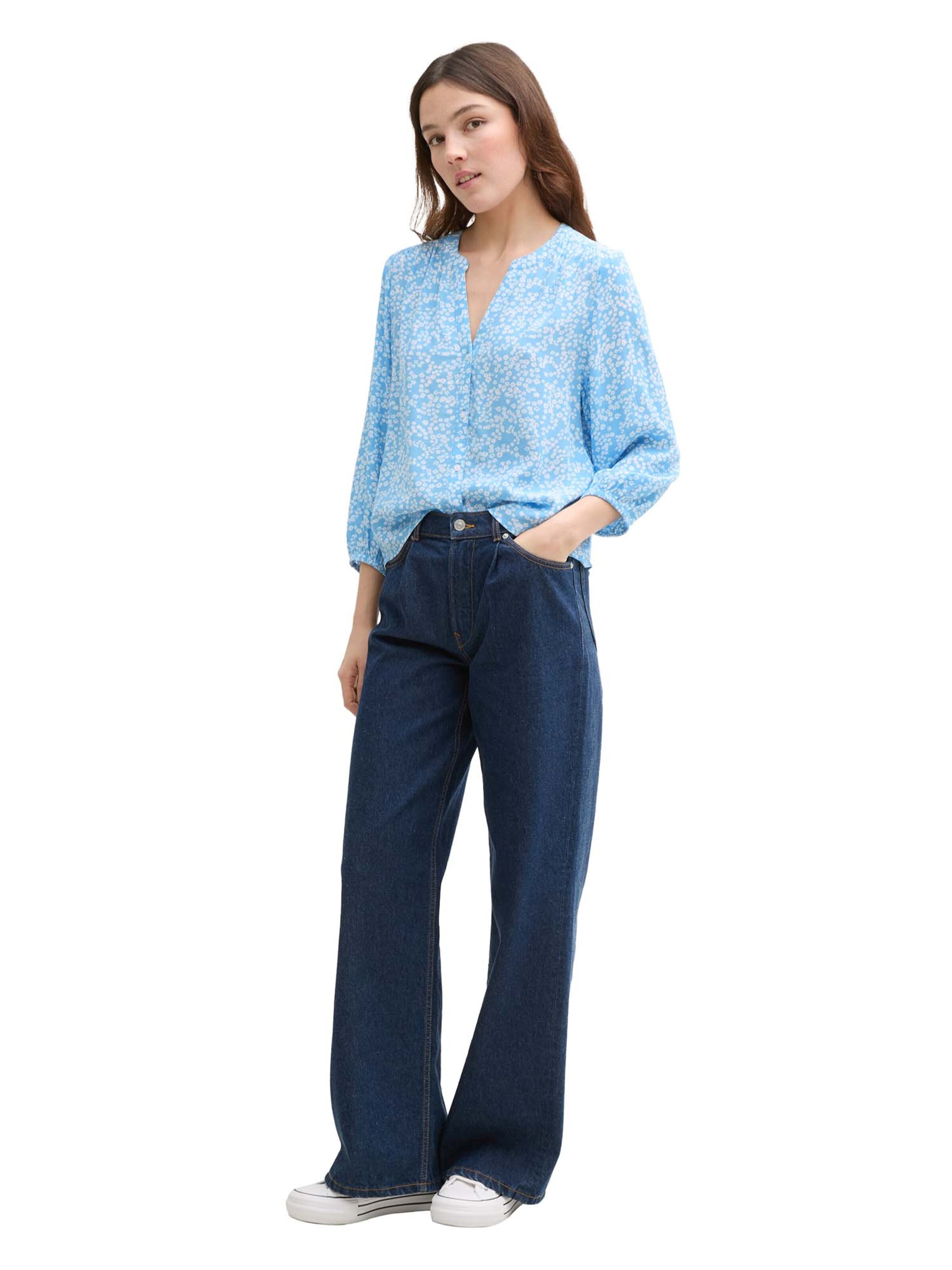 Chemisier TOM TAILOR DENIM en bleu