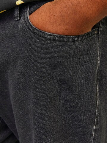 Jack & Jones Plus Loosefit Shorts 'TONY' in Schwarz