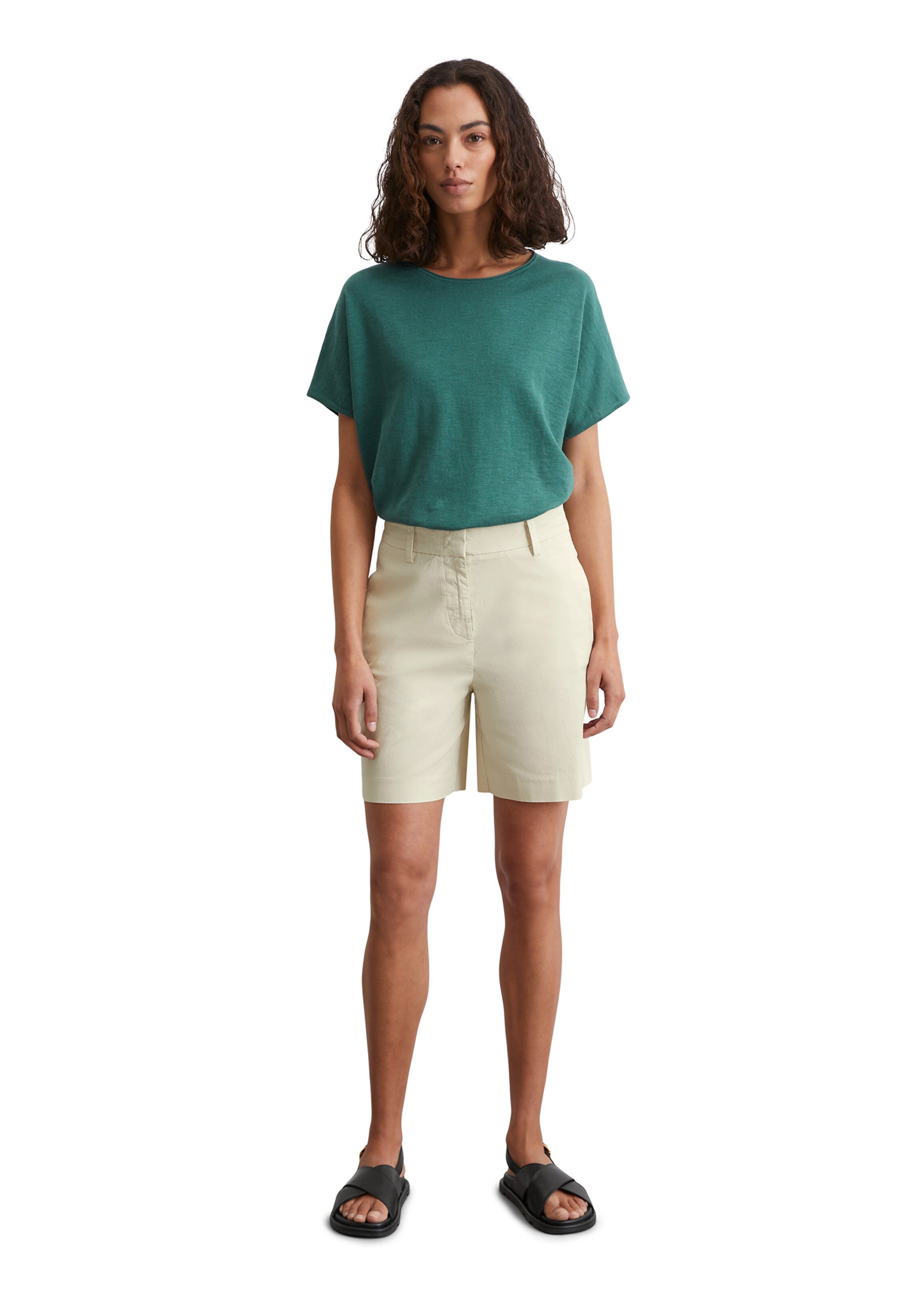 Marc O'Polo - Regular Calças em cinzento