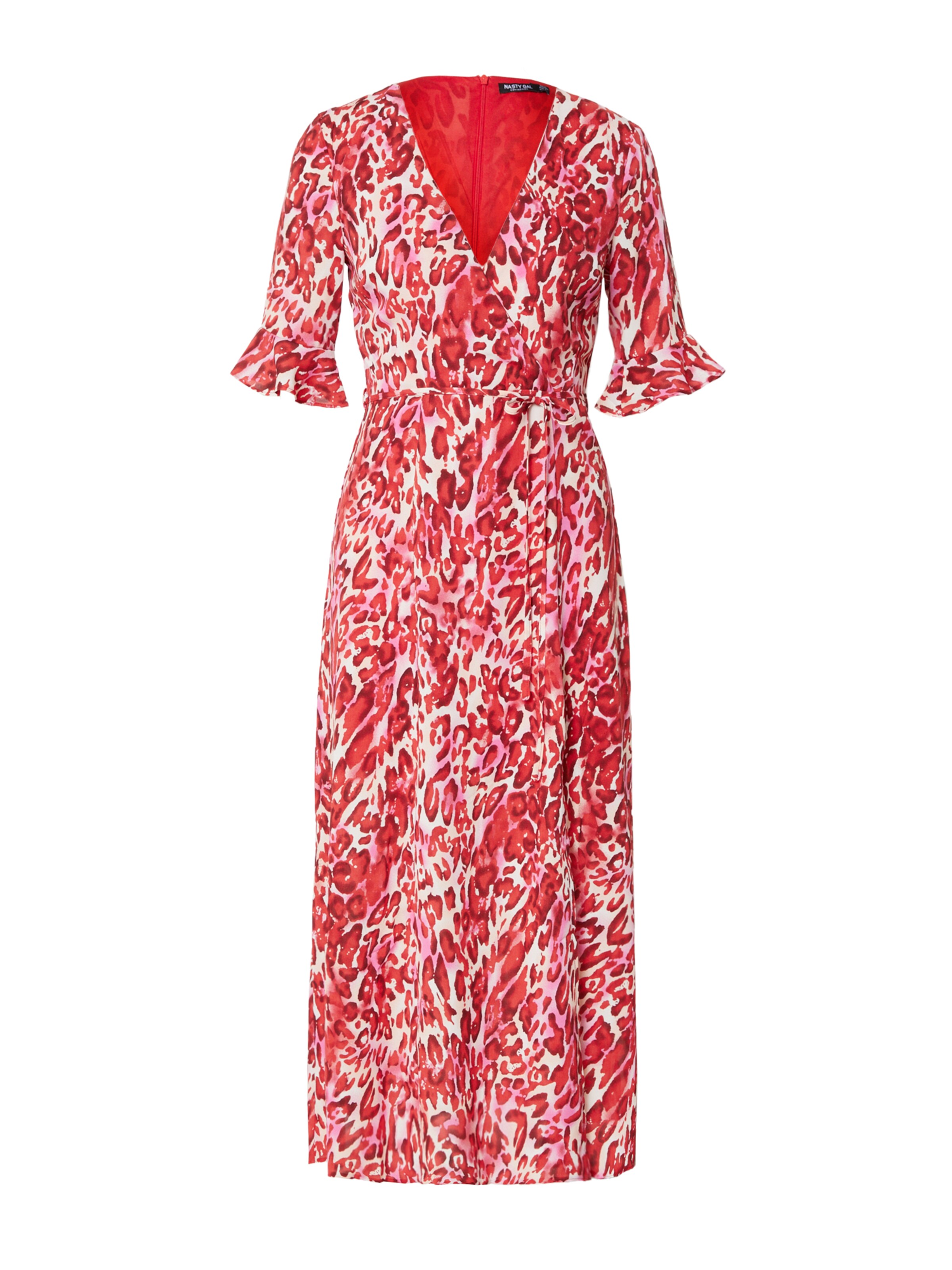 Nasty Gal Kleit, värv punane: eest vaates