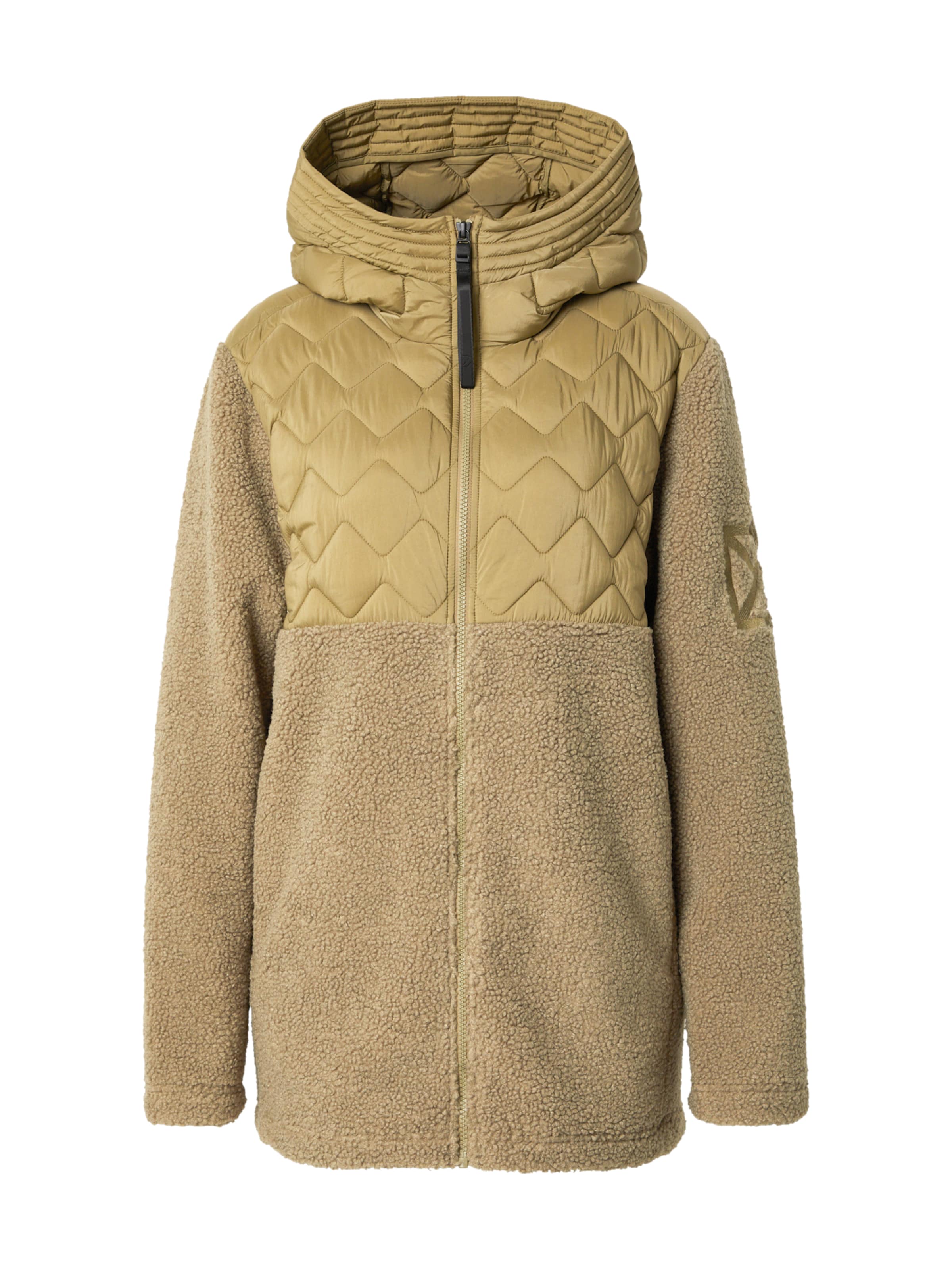 Didriksons Funktionsfleecejacka &#x27;BIBI&#x27; i grön: framsida