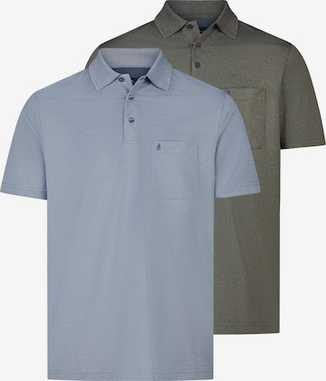 Ragman Shirt 'Basic' in Grey: front