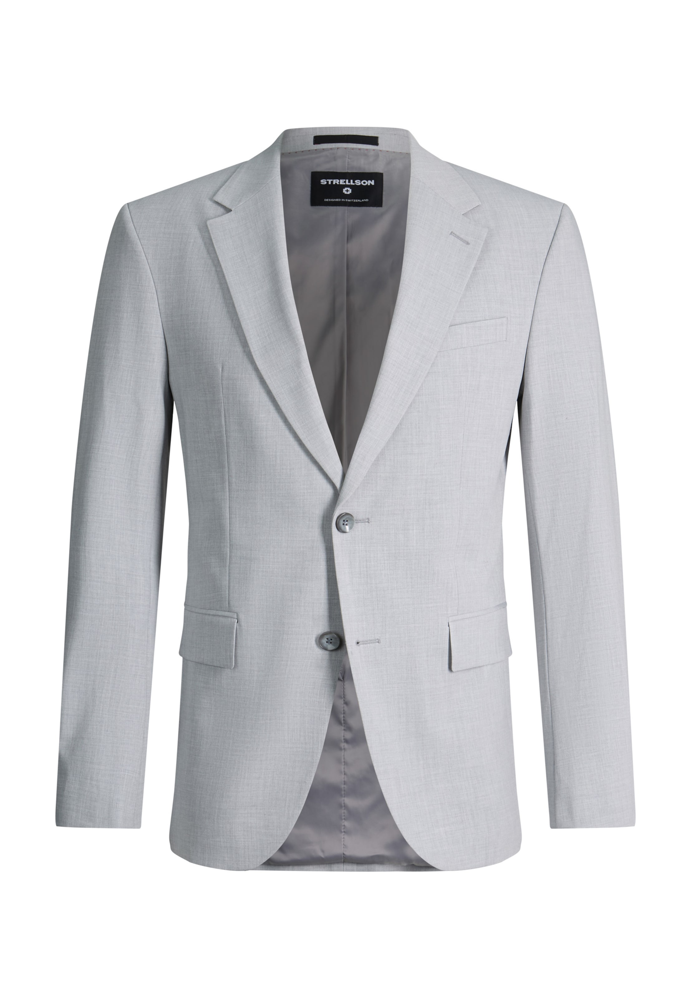 STRELLSON Slim fit Business-colbert 'Aidan' in Grijs
