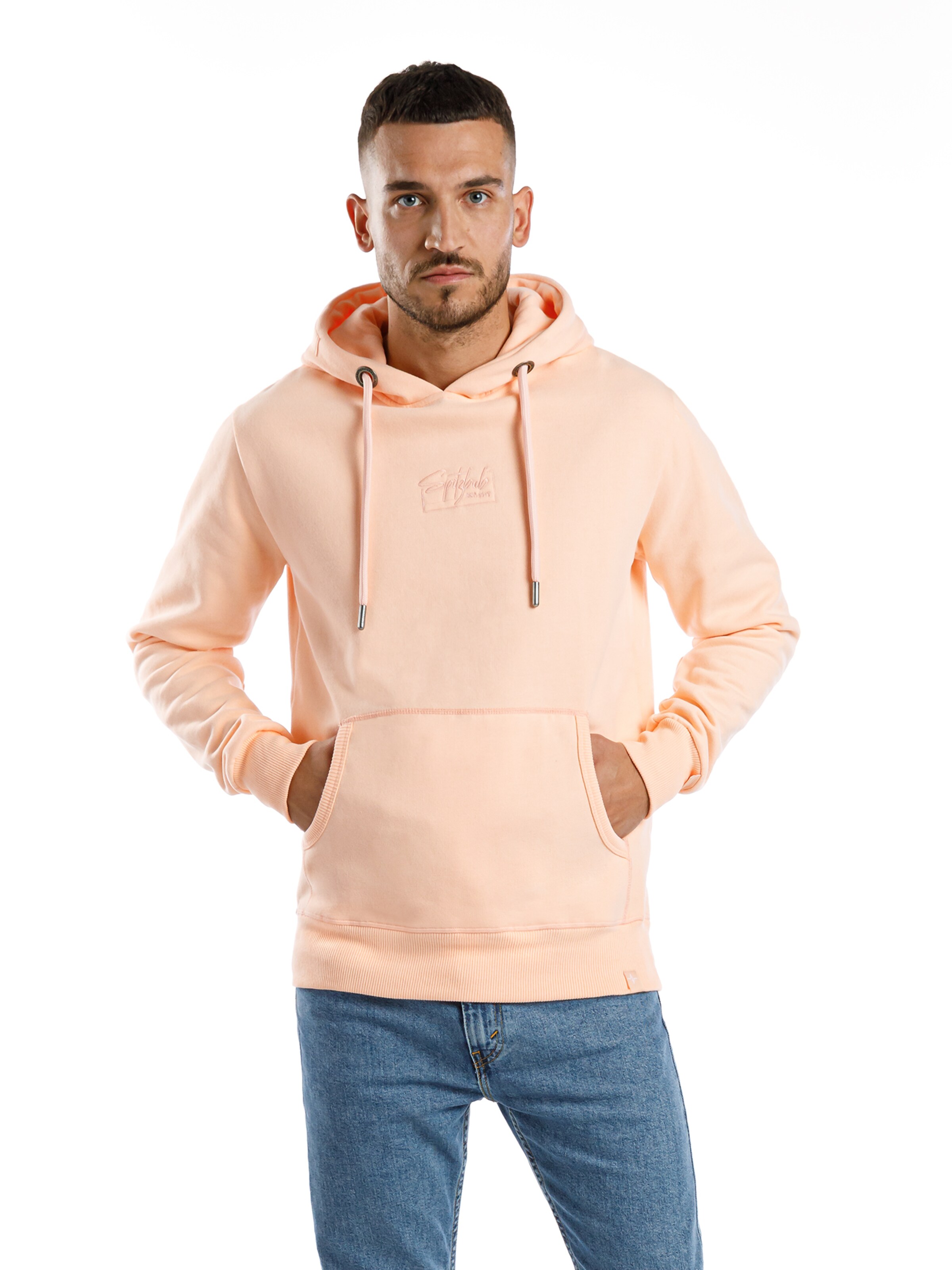 SPITZBUB Sweatshirt 'Loui' in Pink: front