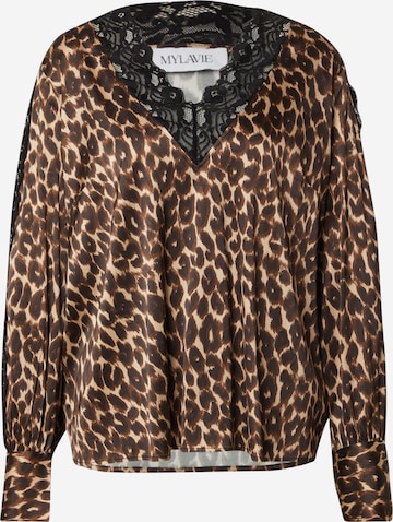 MYLAVIE by Sarah Harrison Pusero värissä ruskea: etupuoli