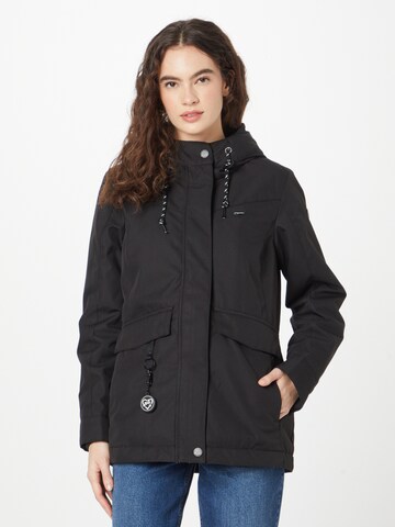 Ragwear Between-Season Jacket 'JAZMIN' in Black: front