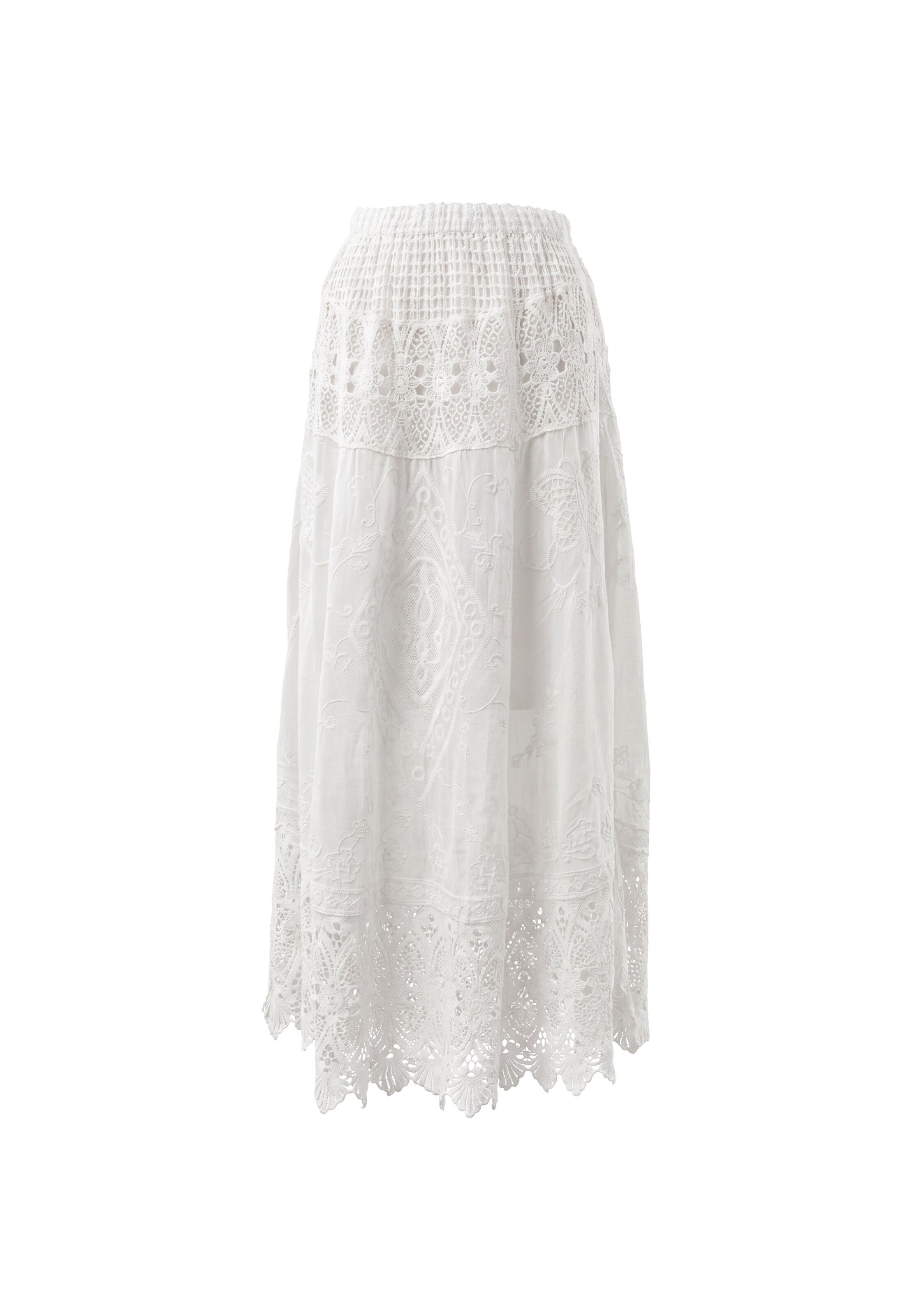 Jupe 'Boho' IZIA en blanc