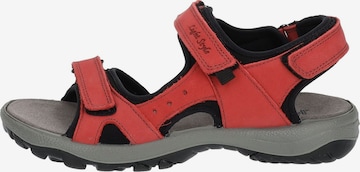 Sandales de randonnée IMAC en rouge : devant