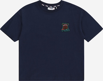 FILA Shirt 'TAUFKIRCHEN' in Blauw: voorkant