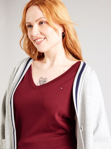 Tommy Hilfiger Curve - Camiseta en rojo