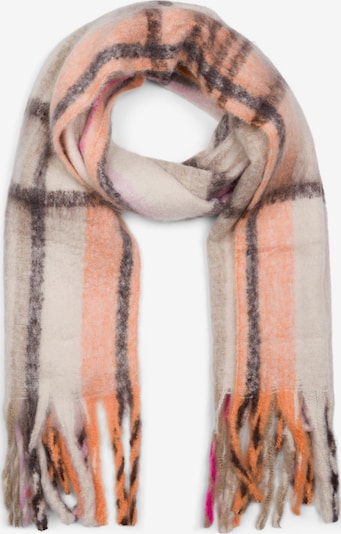styleBREAKER Schal 'Web Strickschal Streifen bunt' in One Size in taupe, Produktansicht