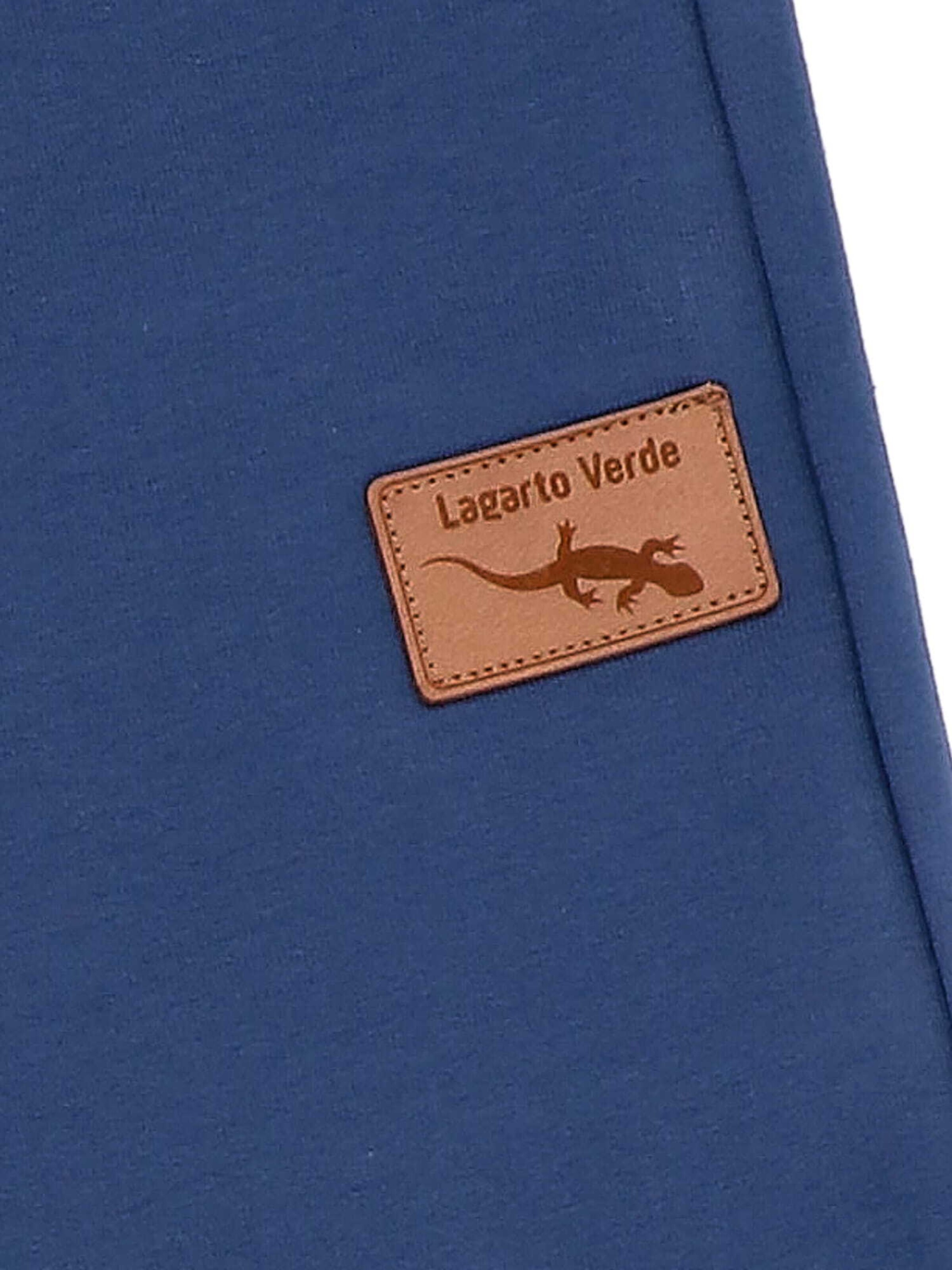 Lagarto Verde Regular Workout Pants in Blue