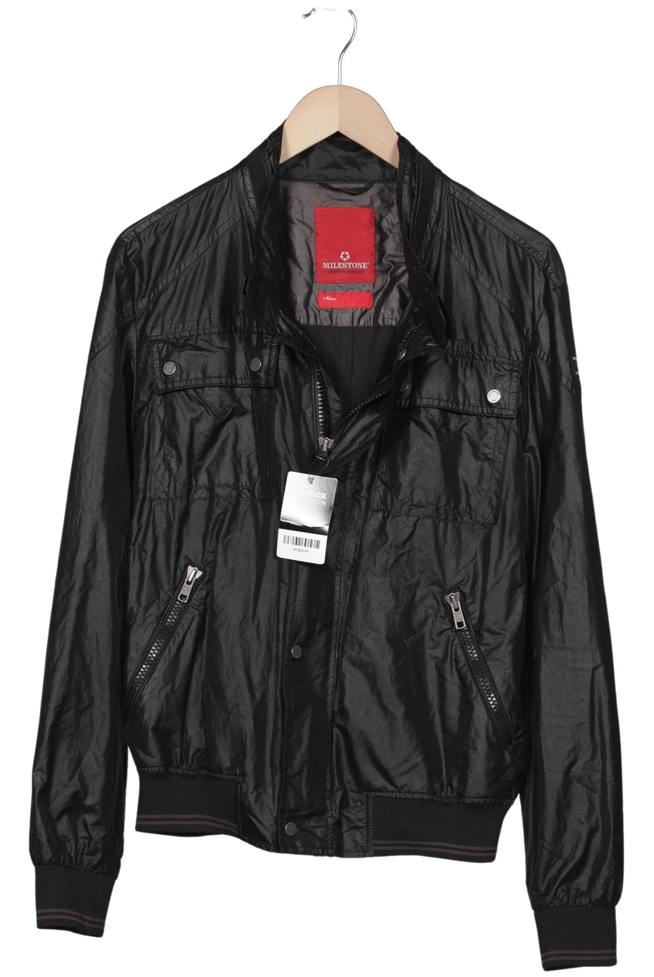 MILESTONE Jacke M-L in Schwarz: Vorderseite