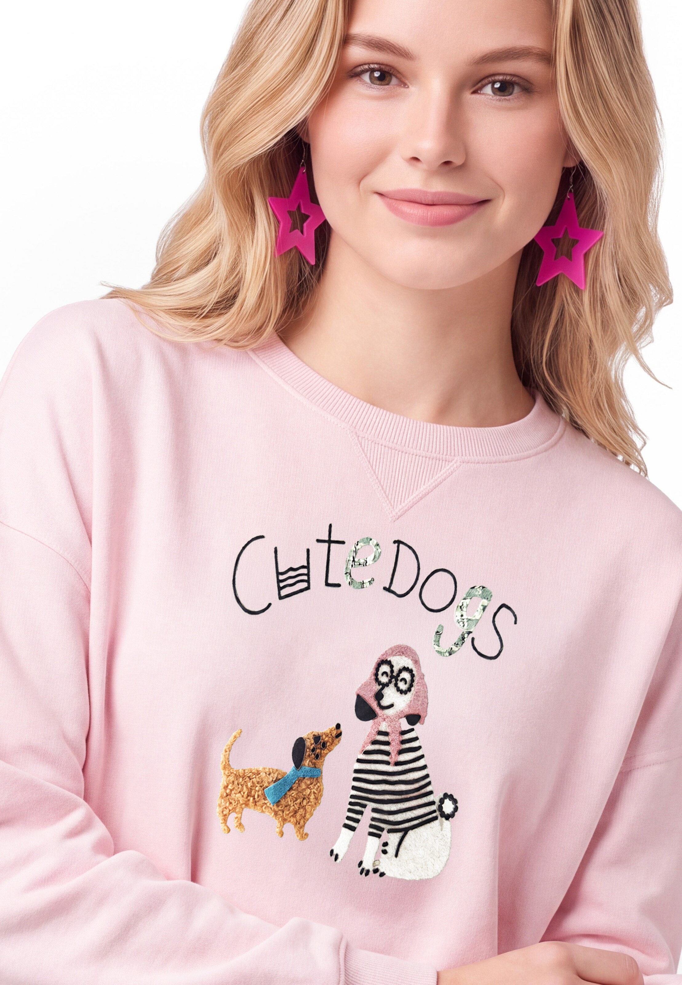 MYMO Sweatshirt in Roze