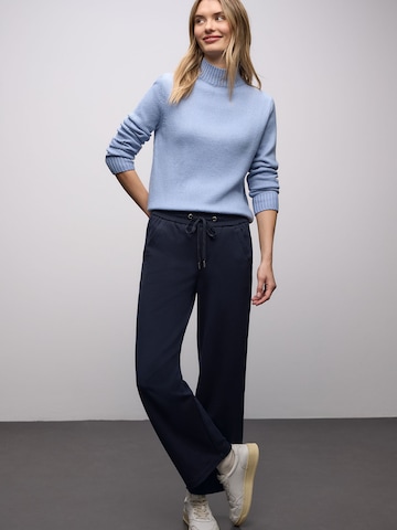 Wide leg Pantaloni de la STREET ONE pe albastru