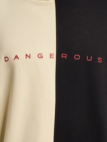 Dangerous DNGRS Sweatshirt 'No Return' in Beige
