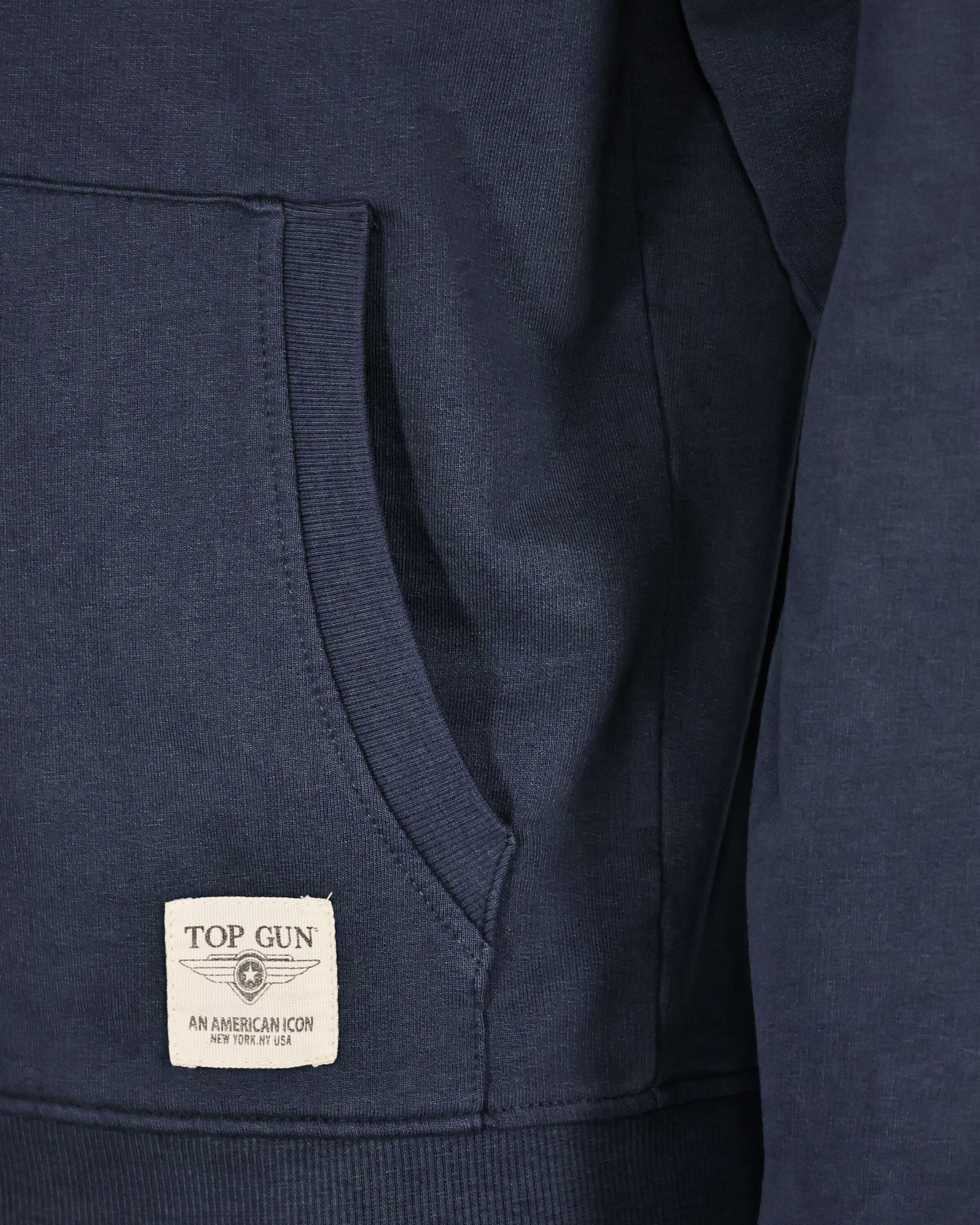 TOP GUN Sweatvest ' ' in Blauw