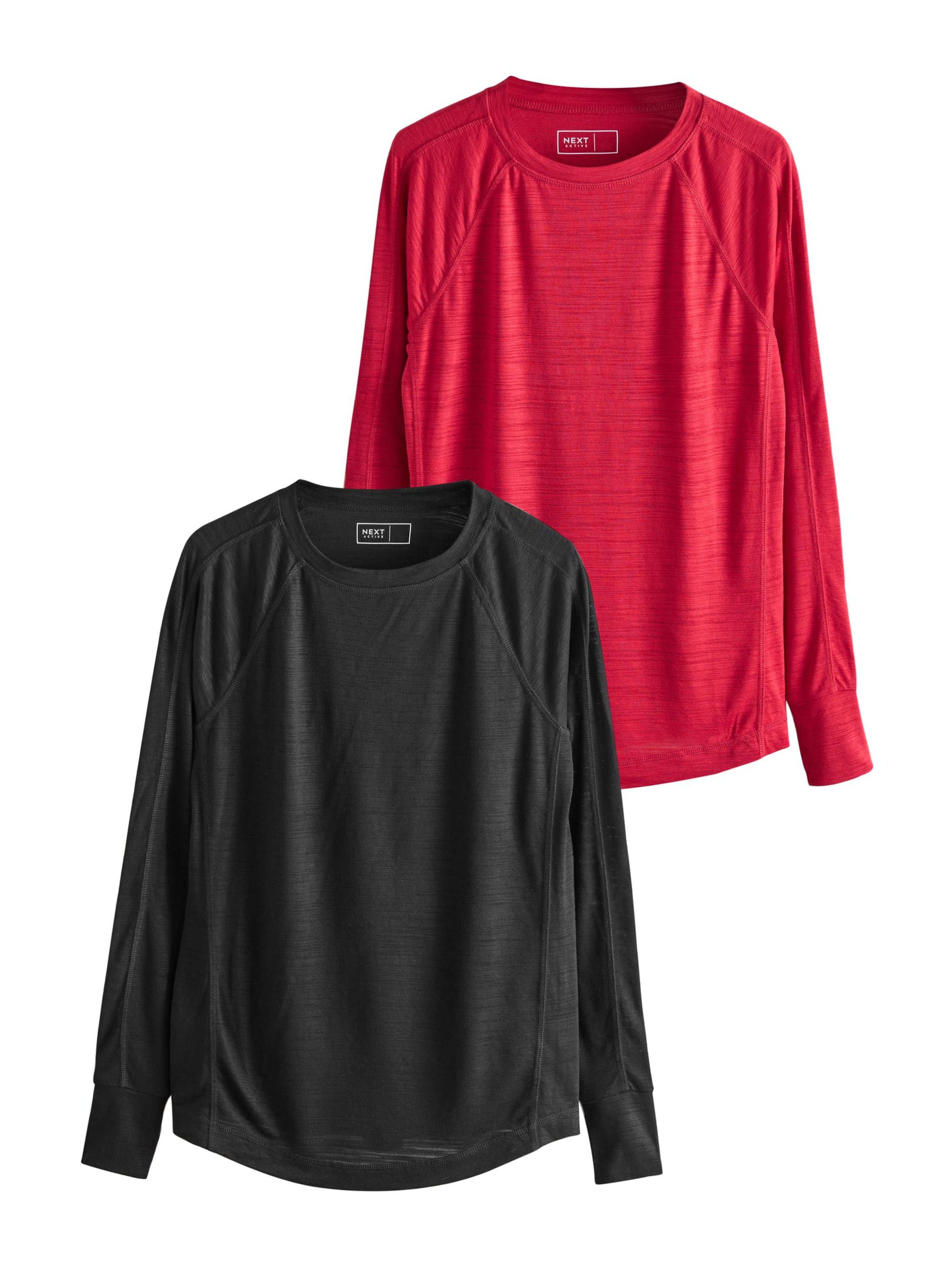 Next Функционална тениска в червено: отпред