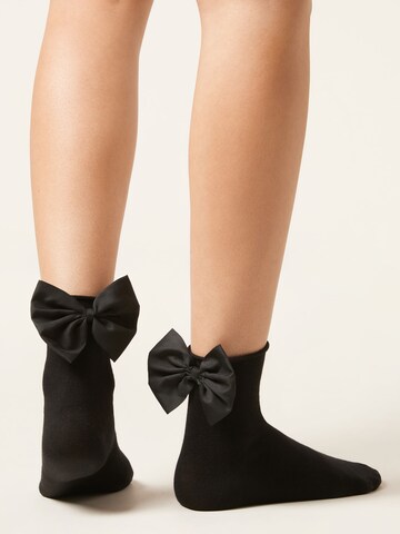 CALZEDONIA Socks in Black: front