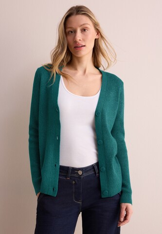 CECIL Strickjacke in Grün: Vorderseite