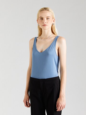 SOAKED IN LUXURY Top 'Columbine' in Blue: front
