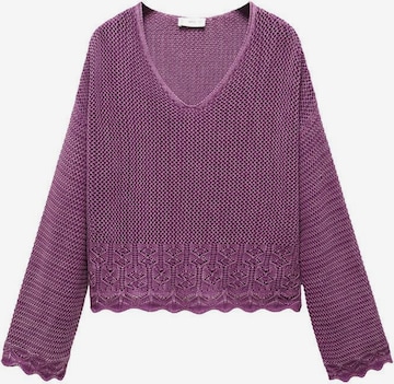 MANGO TEEN Sweater 'Saona2' in Purple: front