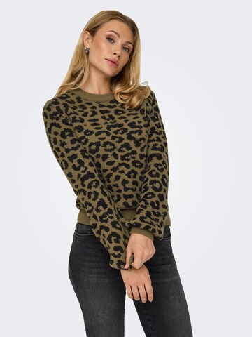 JDY Sweater 'JDYLORRAINE' in Brown