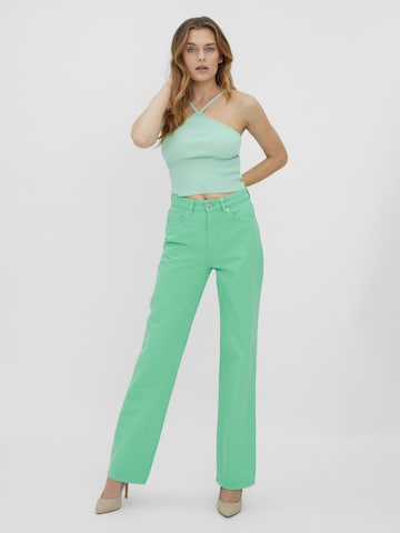 VERO MODA Gebreide top 'Helena' in Groen