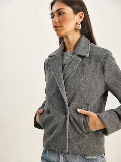 Bianco Lucci Sobretudo meia-estação em antracite, Vista do artigo